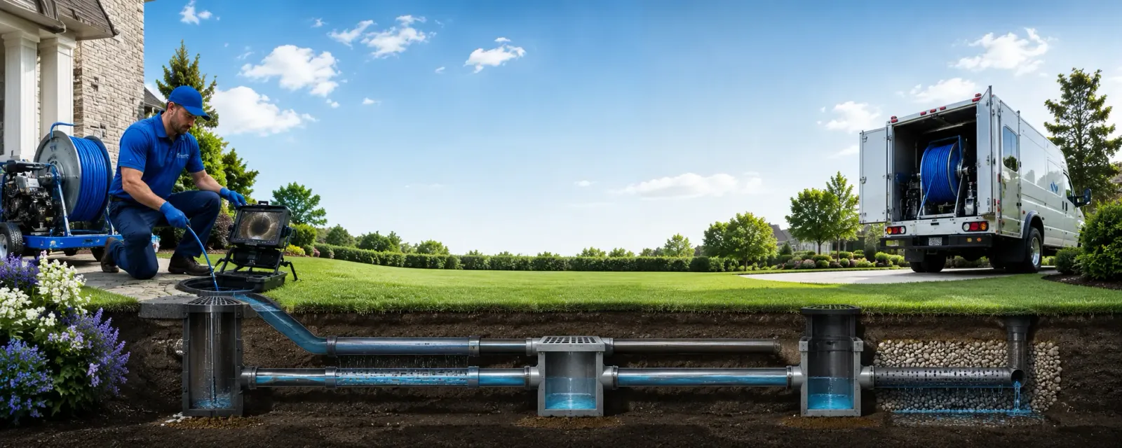 Outdoor drain cleaning information for Rio Nido, CA